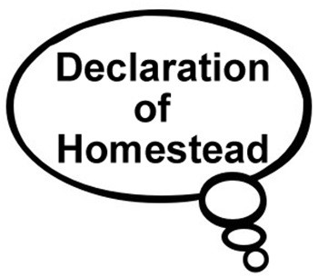 declaration of homestead