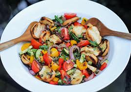 Grilled Vegetable Recipes Panzanella Salad