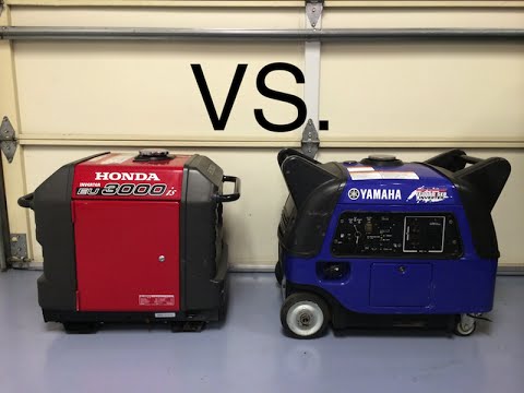 Honda and Yamaha generator