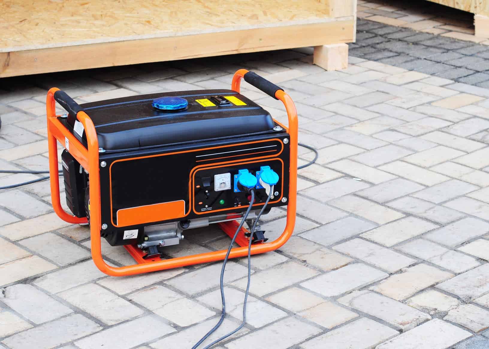 orange outdoor generator