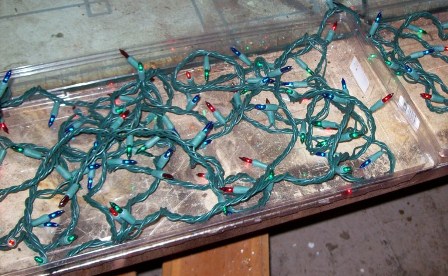 Recycle Christmas Lights To Make A Heat Mat For Seed Starting