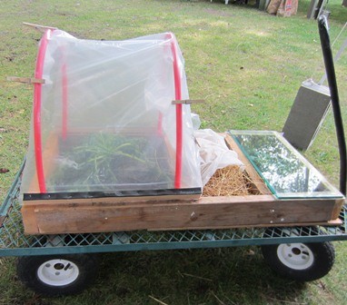 Small greenhouse heater