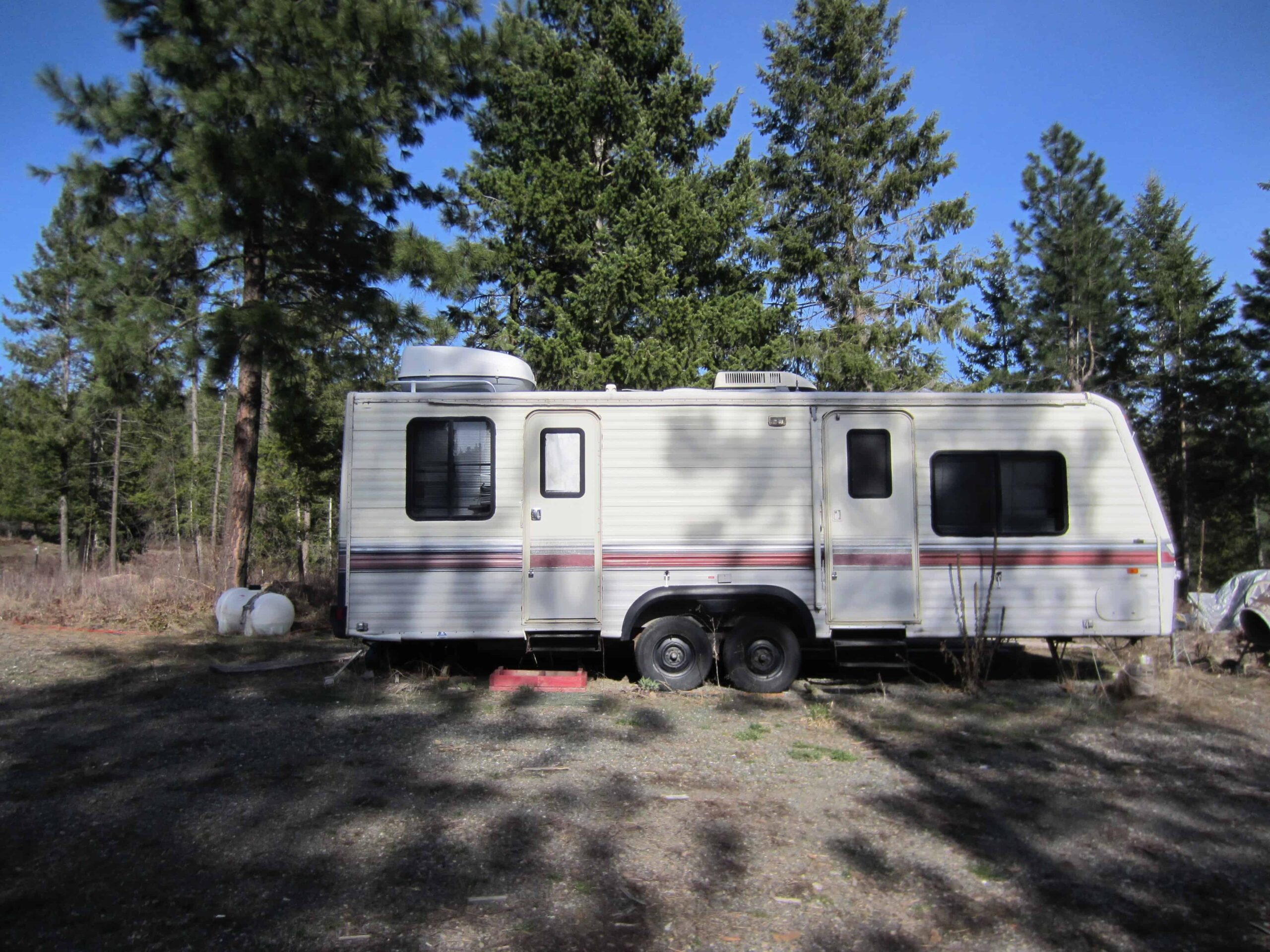 trailer truck camping