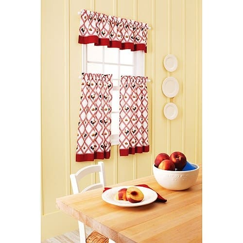 Best Red kitchen curtains