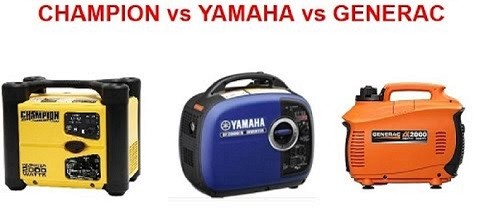 Honda Generator vs Champion Generator vs Yamaha Generator