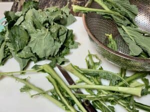 how to prepare turnip greens