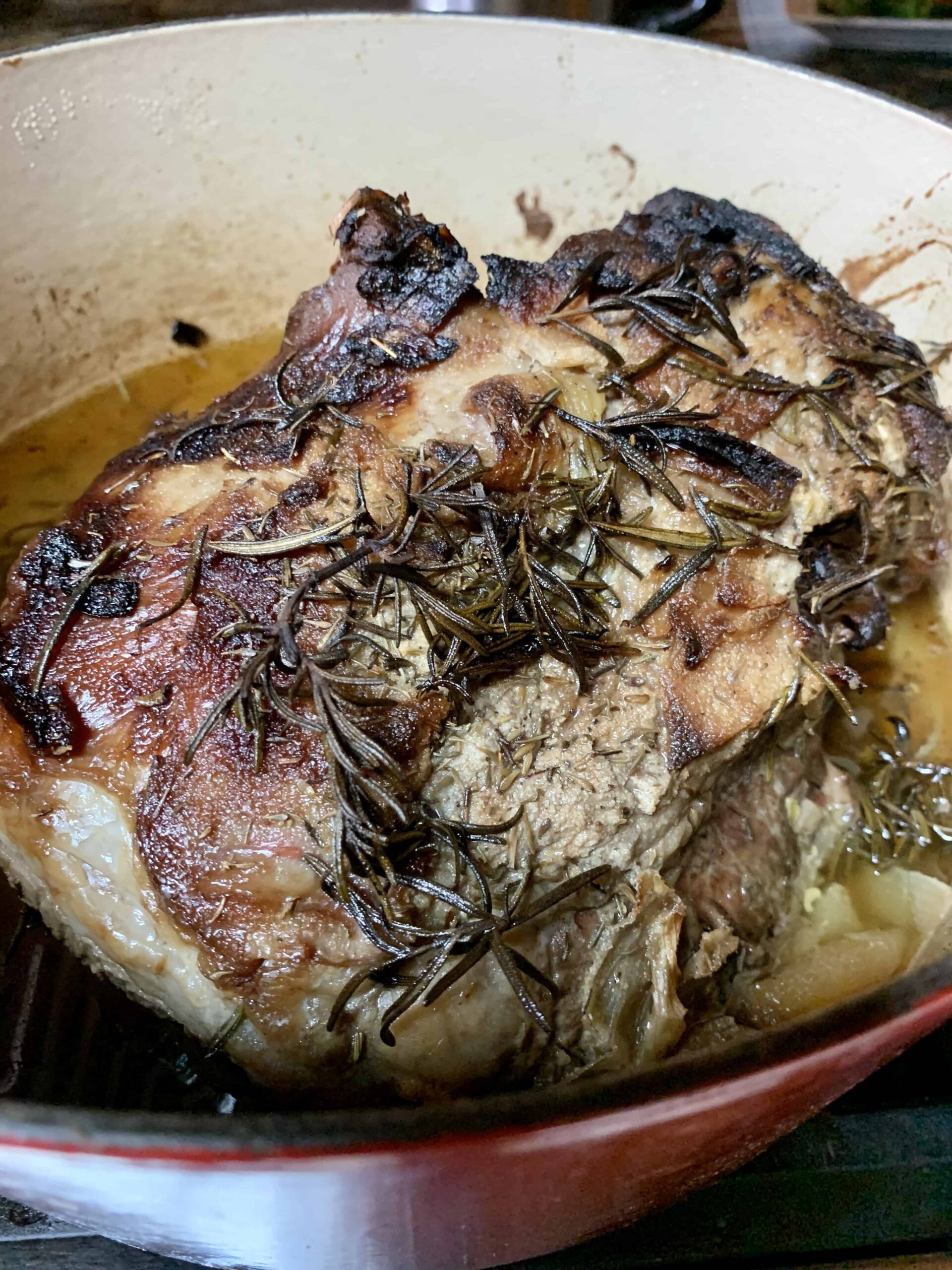 Leg of lamb with rosemary