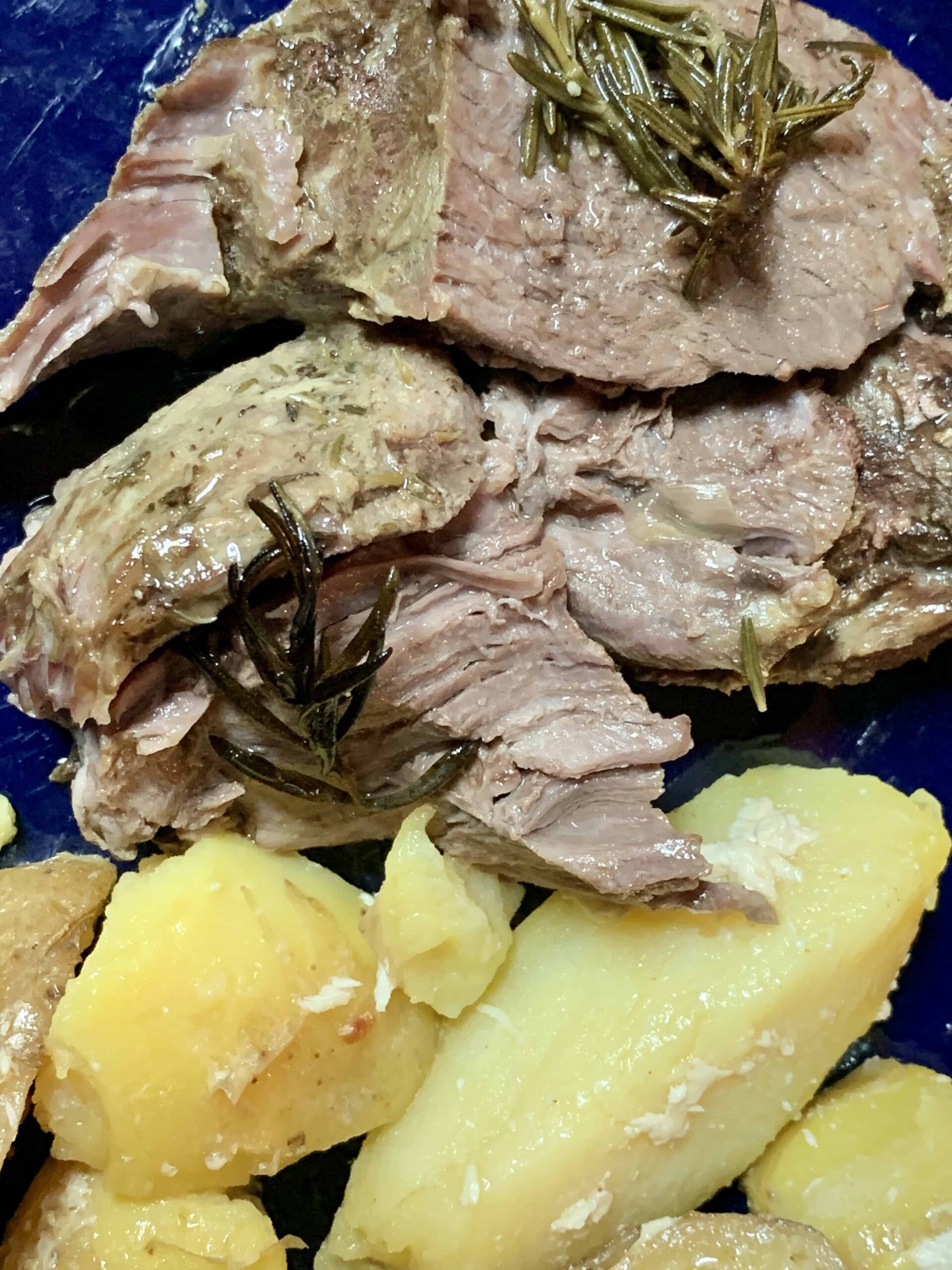 Leg of Lamb with Rosemary Recipe in Dutch Oven