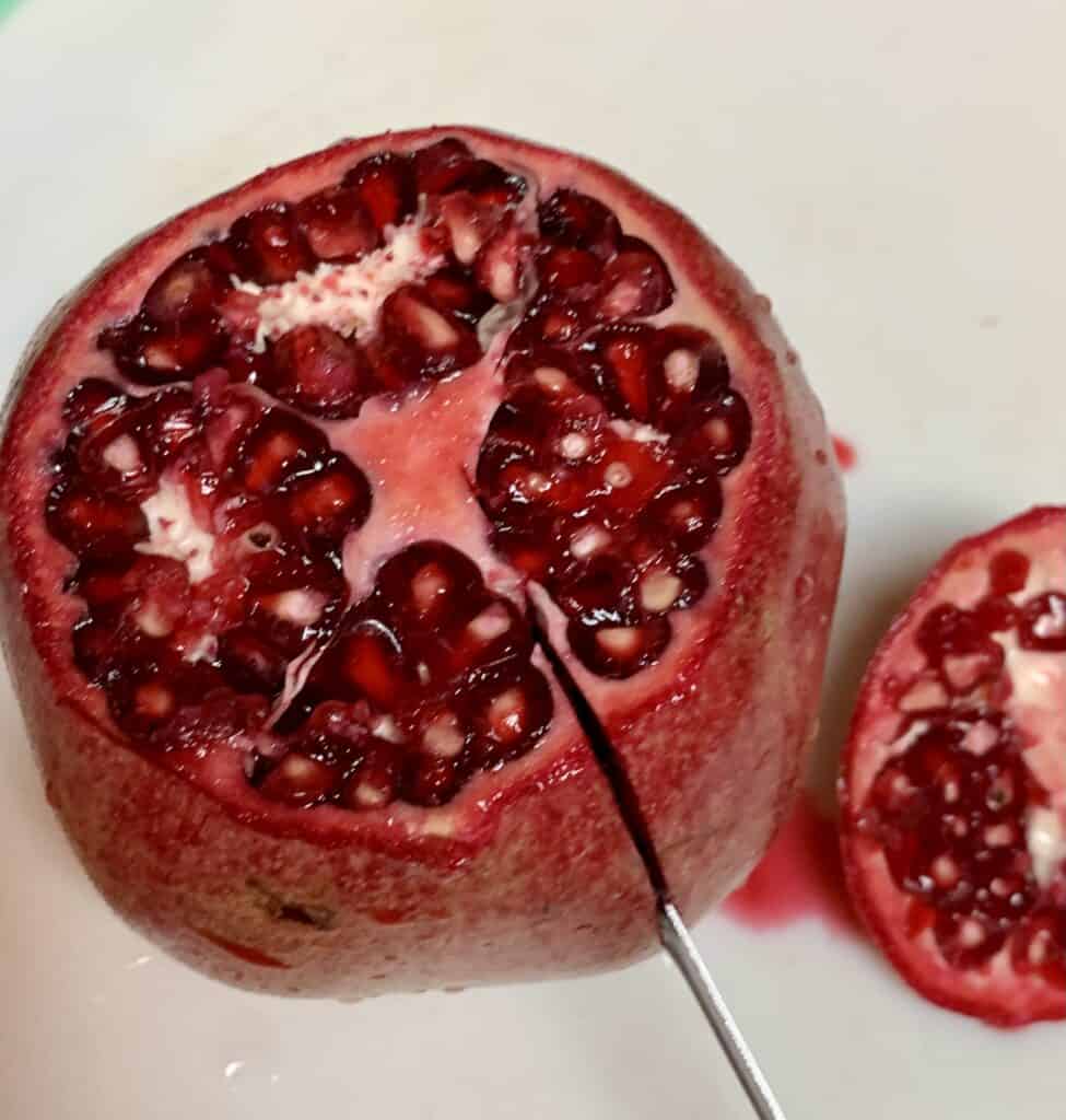 pomegranate inside