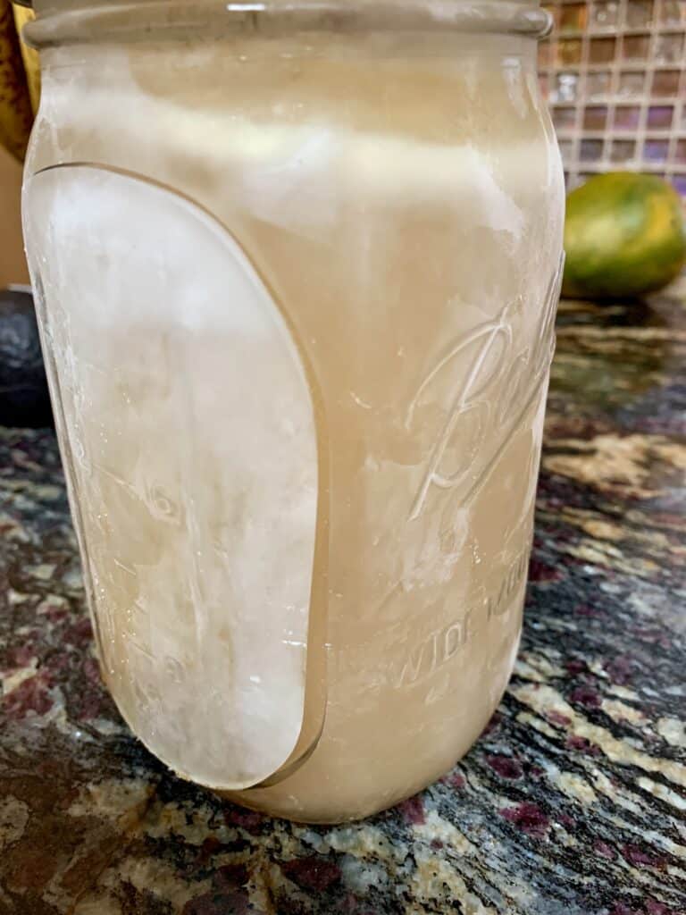 frozen mason jar cracked